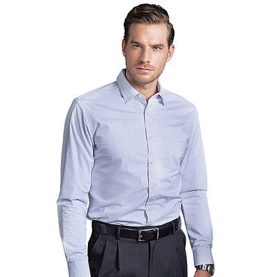 

Нежный добродетель Чистый хлопок Бизнес Повседневная вертикальная полосатая фланелевая рубашка Мужская длинная рукава YCM70123115 Синяя полосатая 40 (175/92)