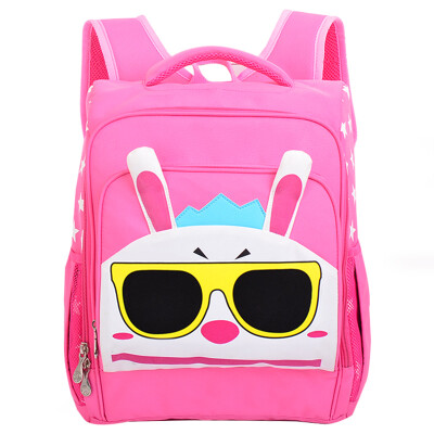 

Mr.P Rabbit Elementary School Student Bag 1 - 2 - 3 - Grade 6 Children Reduced Shoulder Backpack Pink