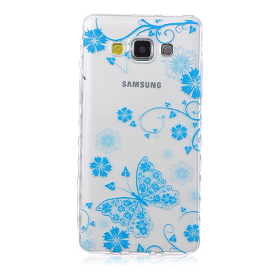 

Blue butterfly Pattern Soft Thin TPU Rubber Silicone Gel Case Cover for SAMSUNG GALAXY A5