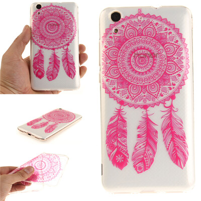 

Rose wind chimes Pattern Soft Thin TPU Rubber Silicone Gel Case Cover for HUAWEI Honor 5AY6 II