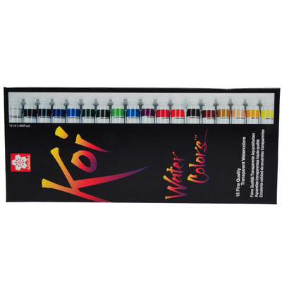 

Sakura Koi XMW18L Transparent Watercolors Capacity of 12ml 18 Colors