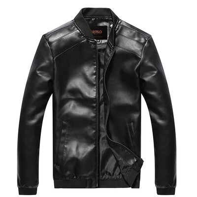 

Carnival Crocodile (CARTELO) Leather Men Business Casual Men's Slim PU Leather Jacket 17066KE8707 Black