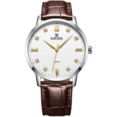 

Ebola EBOHR watches era elements series of simple&refined white flour with quartz watches men&39s table 50290116