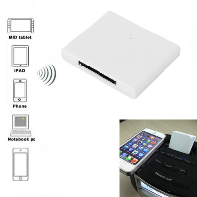 

Bluetooth A2DP Music Receiver Audio Adapter for iPhone 30Pin Dock Speaker