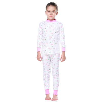 

Red beans Hodo cotton underwear suit women in the big children autumn&winter 100 cotton Qiqiu Qiuku HD8086 pink F110