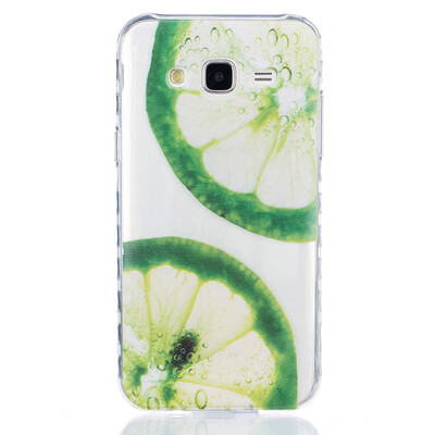 

Лимон Pattern Мягкий тонкий ТПУ Резиновая крышка случая силикона геля для SAMSUNG GALAXY J5