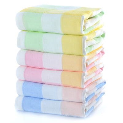 

Jingdong Supermarket Yaguang towel home textiles cotton yarn-dyed gauze A-type infant square box Monaville handkerchief 6 sets of powder blue green 2 34g Article 26 48cm
