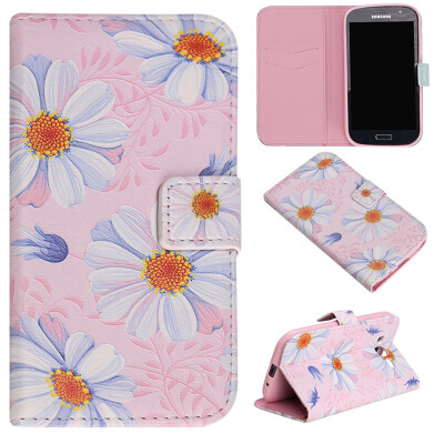 

Pink Flower Design PU Leather Flip Cover Wallet Card Holder Case for SAMSUNG GALAXY Grand Neo Plus I9060