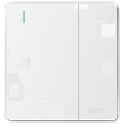 

Bull (BULL) switch socket G18 series two open multi-control switch large panel with fluorescent 86-type mid-range panel G18K214