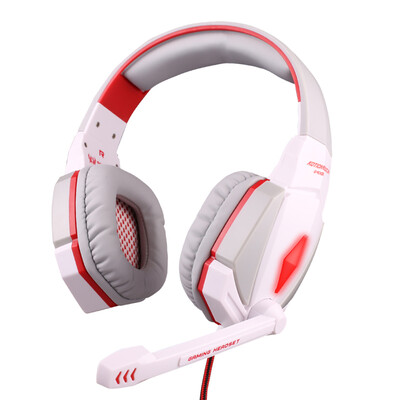 

Поскольку Чжо (KOTION КАЖДЫЙ) G4000 игровой гарнитуры компьютер гарнитура с микрофоном уу ср лол профессиональный бас белый красный прилив