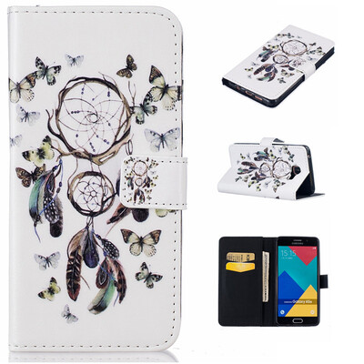 

Butterfly chimes Design PU Leather Flip Cover Wallet Card Holder Case for SAMSUNG Galaxy A5 2016 /A510