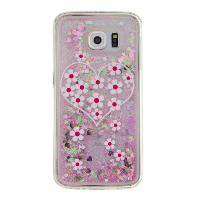 

Dynamic Quicksand Glitter Liquid Soft TPU Case Cover For SAMSUNG S6EDGE