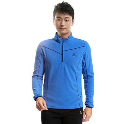 

Camel CAMEL outdoor men&women warm fleece clothing collar collar collar couple models A6W209156 color blue XL