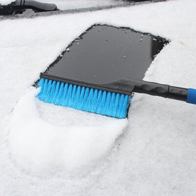 

YUECAR telescopic snow shovel car snow shovel does not hurt the car paint snow brush winter deicing shovel aluminum rod&long section