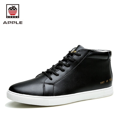 

Apple mens Fashion Sneakers nature leather high-cut Comfortable casual shoes