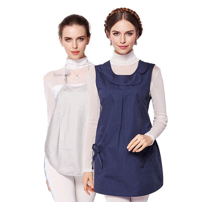 

Jing Qi pregnant women radiation protective clothing maternity silver fiber belly clothes suit four seasons navy blue  code JC8372A
