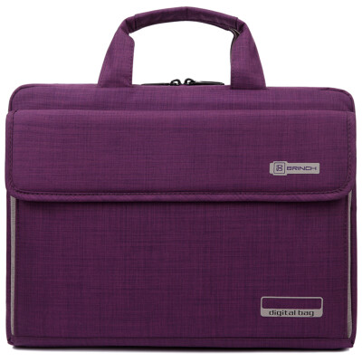 

British BRINCH computer bag 133 inch Apple Lenovo Dell portable shoulder notebook computer bag BW-216 purple