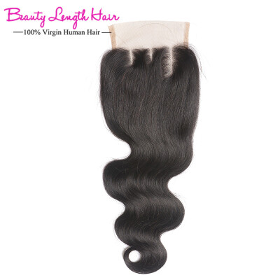 

peruvian body wave closure 44 human hair lace closure peruvian virgin hair body wave beauty length hair