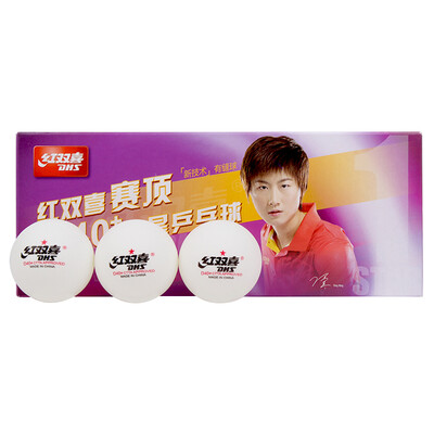 

Red Double Happiness DHS Dobble 40 Training Table Tennis One Bottled Pack 60 Packed White One Star Table Tennis