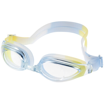 

Qi Hai goggles men&women general flat swimming goggles 1206 yellow seven color swimming cap