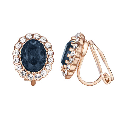 

Yoursfs® New Arrival Created Ruby Sapphire Clip Earrings Without Piercing Rose Gold Plated Non Pierced Earring Brincos Ear Cuff