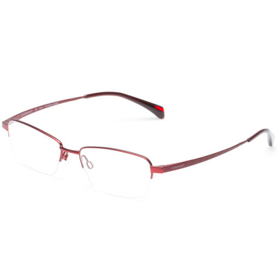 

CHARMANT Chimeng glasses frame men&women business series half frame red myopic glasses frame CM-CH10299-WI-54