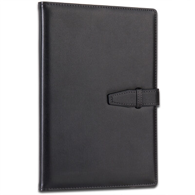 

Effective (deli) 3334 simple buckle leather skin / notepad 18K / 114 pages black