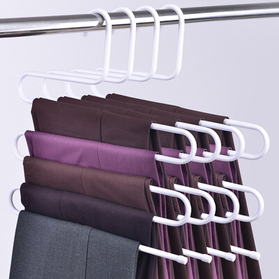 

Increasing new trousers -type wardrobe pants rack trousers hangers magic pants hangers white 4 fitted RYX-0254