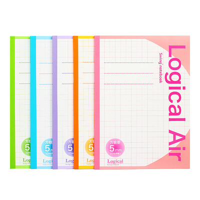 

Nakabayashi Light Logic This series of Japanese imports side of the eye logic B5 30 line binding notepad soft copy HB5-H502-5P 5 sets