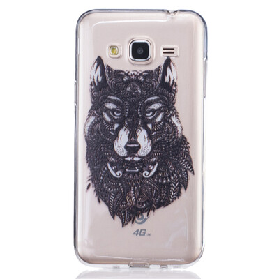

Wolf Dress girl Pattern Soft Thin TPU Rubber Silicone Gel Case Cover for SAMSUNG Galaxy J3 2016J310