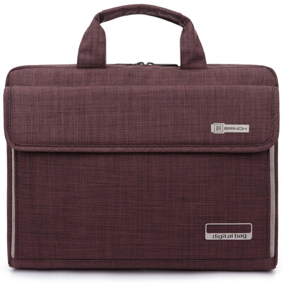 

British BRINCH computer bag 156 inch Apple Lenovo Dell portable shoulder notebook computer bag BW-216 brown