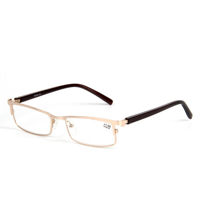 

Love LianSan reading glasses men&women brand full frame leisure glasses resin lens hyperopia old light mirror 011 400 degrees Ya black