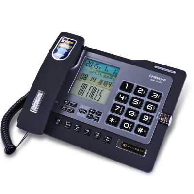 

SinoNet (CHINO-E) G026 Caller ID / большой экран / черный список Функция Телефонная станция Machine Office / Домашний стационарный телефон / фиксированная панель телефона Black