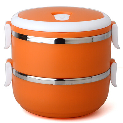 

Jilui Lunch Box / Pens Love Series 1.4 L цветной обеденный стол из нержавеющей стали TB-102 оранжевый