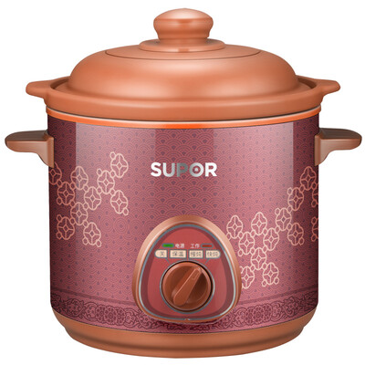

Supor (Сапор) электрическая плита горшок супа Медленный плита DKZ60B1-350 терракотовый лайнер 6L