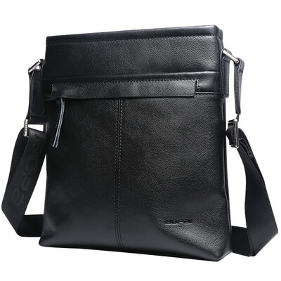 

Bo men bag shoulder bag leather Messenger bag leisure wild men bag black 711-002523
