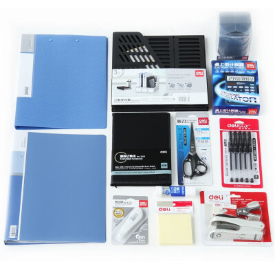 

Deli 9667 office stationery 12 sets / stationery packs / stationery gift set