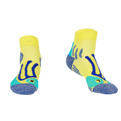 

【Jingdong Supermarket】 Star Jia Square running socks men and women socks basketball socks single and double loaded purple ad14-1