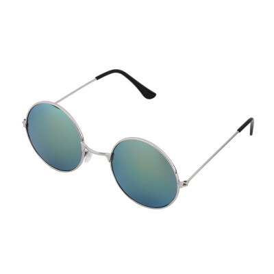 

Women Men Good Quality Colorful Mirror lens Round Glasses Sunglasses Vintage