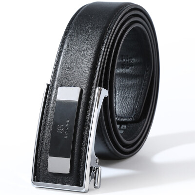 

Red Valley HONGU men's automatic buckle belt fashion leisure cowhide belt gift box H21204907 dark