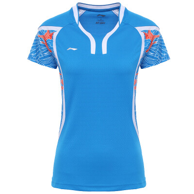 

Li Ning LI-NING AAYL121-3 Badminton Men's Competition Tops Bright Blue