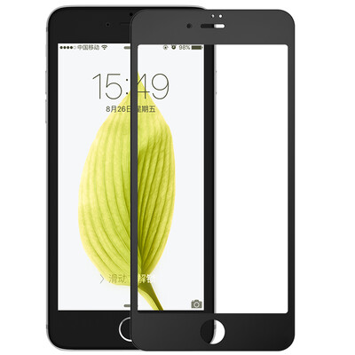

ESK iPhone6 ​​/ 6s Plus закаленная пленка Apple 6 / 6s Plus стеклянная пленка 3D мягкая красная полноэкранная высокая четкость взрывозащищенный мобильный телефон защитная пленка JM111-black