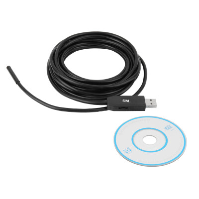 

1 pc 6-LED Waterproof 5.5mm 5M USB HD Endoscope Borescope Inspection Camera