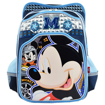 

Disney children's school bag primary school students boys low school grade 1 - 4 grade EVA deduction cartoon shoulder bag DB96042-2A blue Mickey