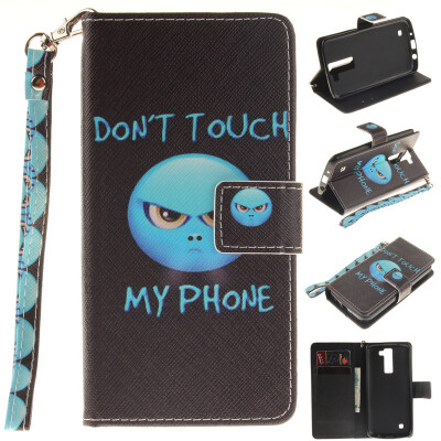 

Anger Design PU Leather Flip Cover Wallet Card Holder Case for LG K8