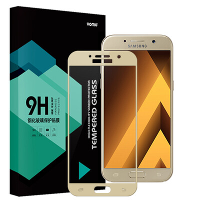 

YOMO Samsung Galaxy A3 2017 закаленный фильм мобильный телефон фильм защитная пленка полноэкранный охват взрывозащищенная стеклянная пленка полное покрытие почвы Хао золото
