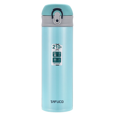 

Jingdong Supermarket] Taifu high (TAFUCO) vacuum double-layer stainless steel insulation cup ultra-light cup flip cup 480ML T-2130 Symphony powder