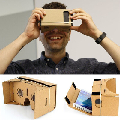 

Cardboard Virtual Reality 3D Glasses VR Video Film For Android Phone DIY