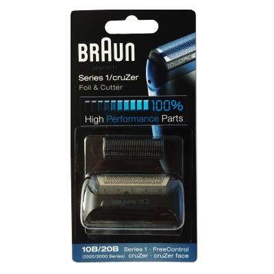 

Braun 10B20B 10002000 Series Foil & Cutter Replacement with High Performance Free Control 180 190 1775 1735 2675 5728 5729