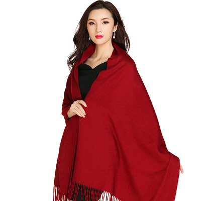 

Shanghai Stock (STORY Of SHANGHAI) rosewood thicken thick wool scarf autumn and winter ladies shawl warm collar